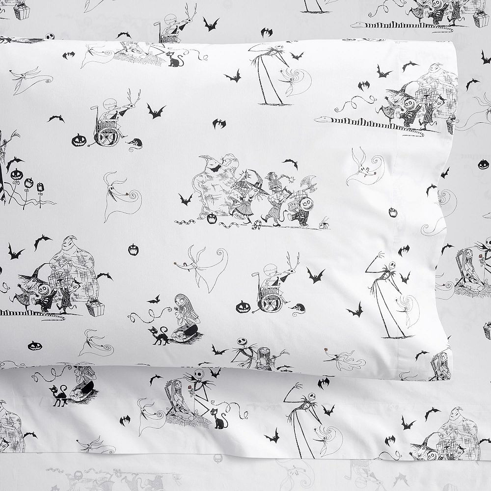 The Nightmare Before Christmas Organic Sheet Set | Pottery Barn Teen