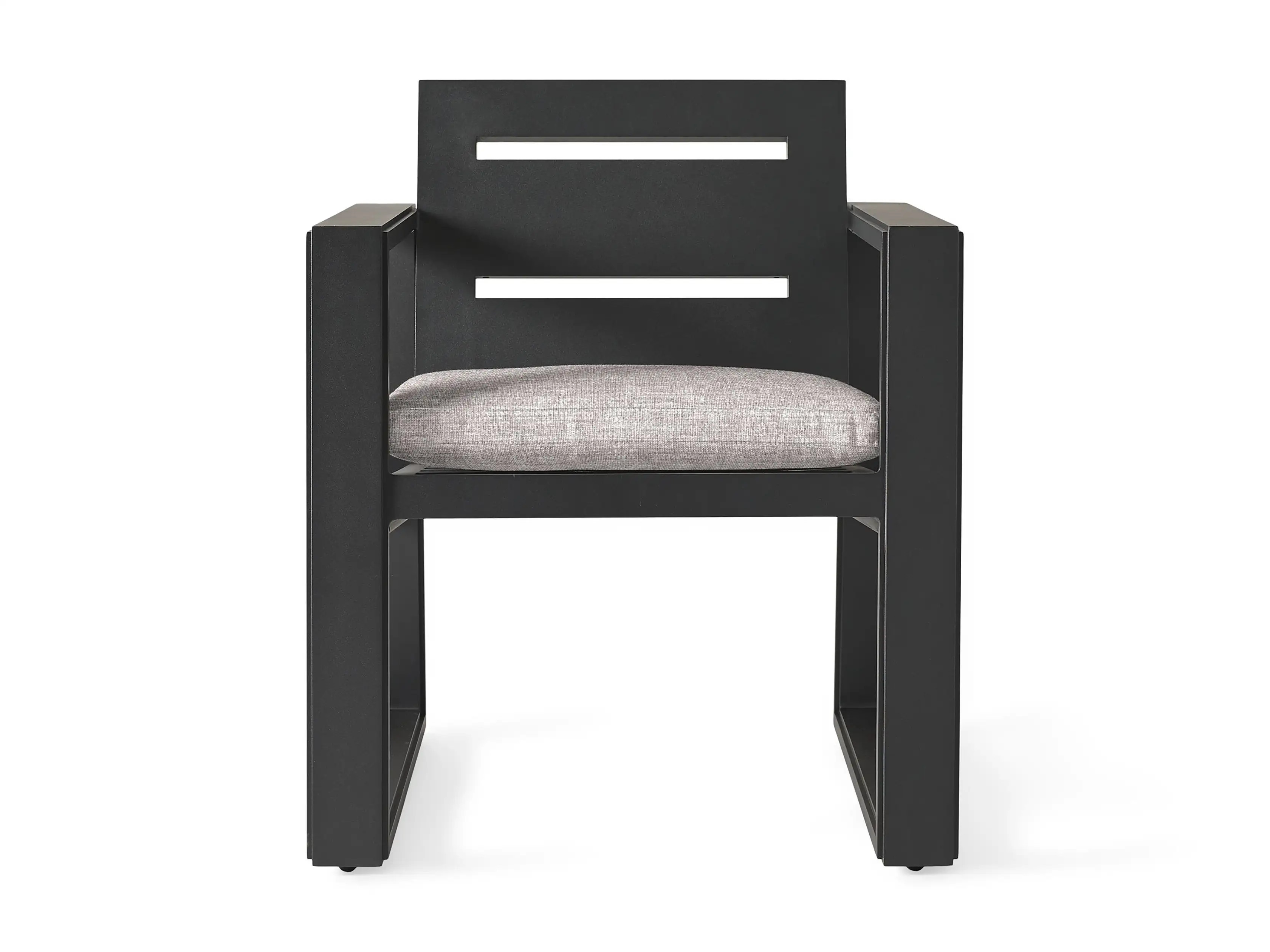 Canyon Outdoor Aluminum Dining Arm Chair | Arhaus