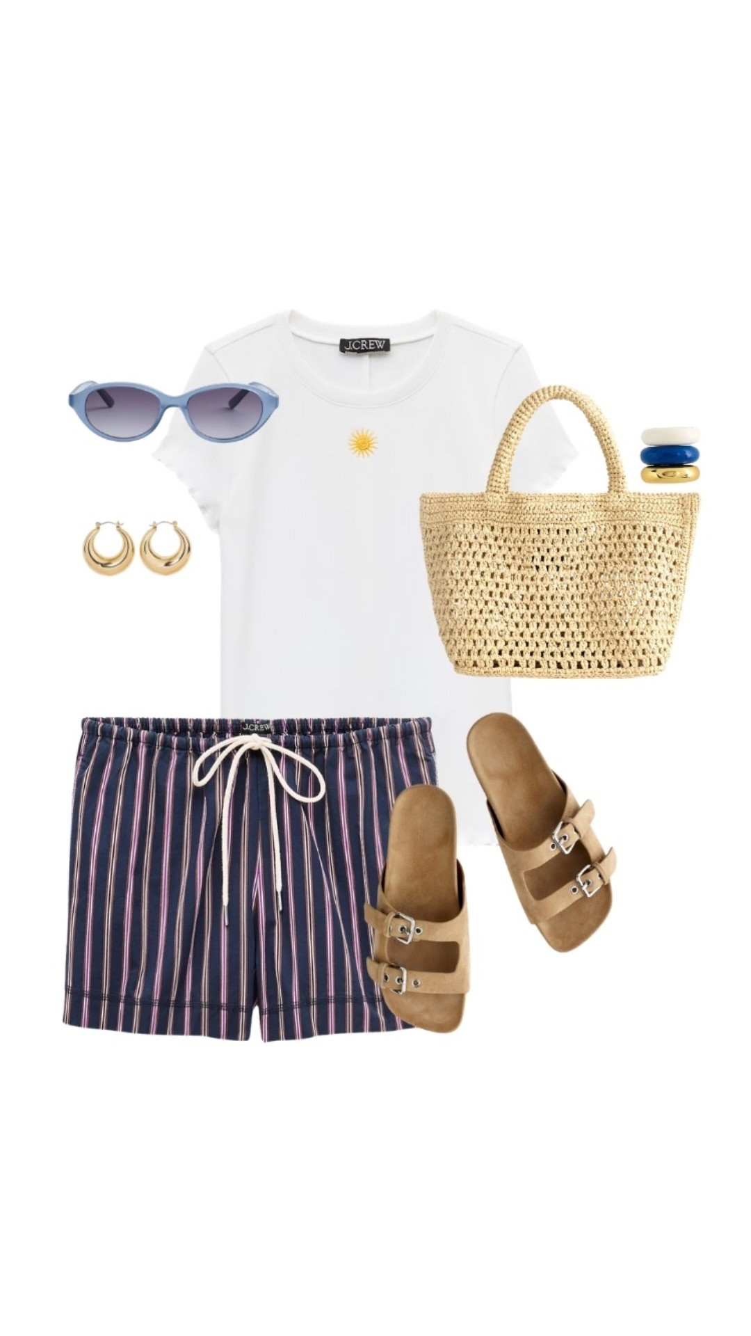 Summery casual look perfect for lunch al fresco 🌞