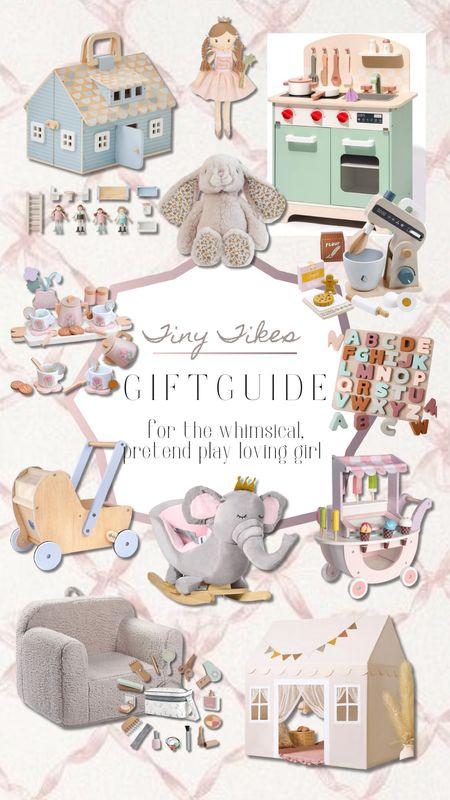 Gift guide for the whimsical, pretend play loving girl. 

#amazonfinds

#LTKGiftGuide #LTKfindsunder50 #LTKkids