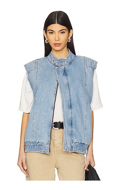 Seventy + Mochi Juno Sleeveless Jacket in Dakota Vintage from Revolve.com | Revolve Clothing (Global)