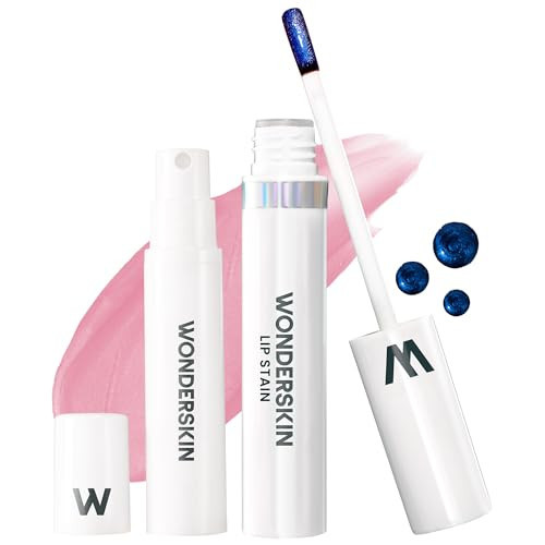 Wonderskin Wonder Blading All Day Lip Stain Peel Off Masque and Kit - Long Lasting, Waterproof Pink Lip Tint, Transfer Proof Natural Makeup Stain Kit (Beautiful) | Amazon (US)