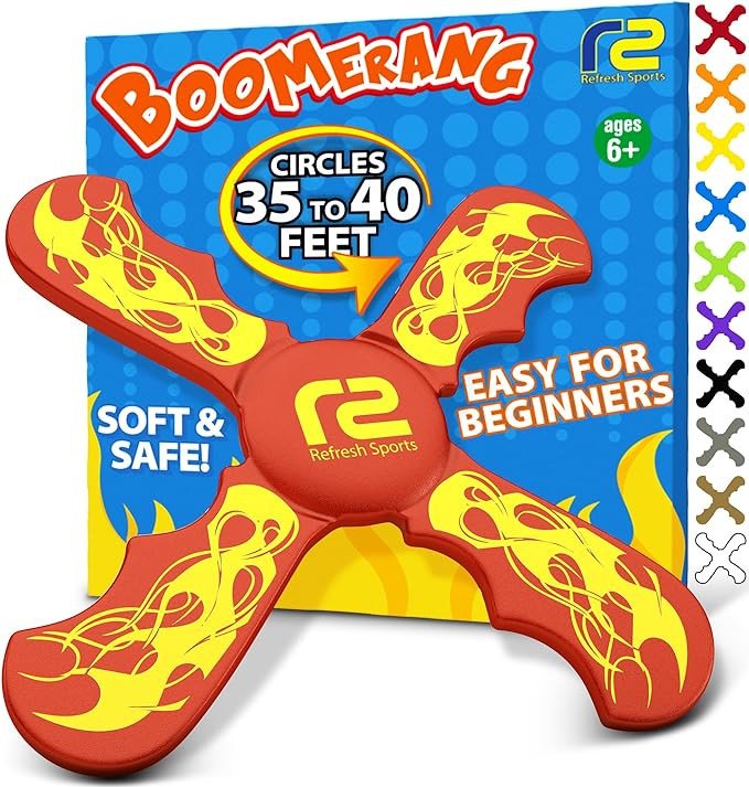 Boomerang for Kids - It Really Does Fly Back - Fun & Easy to Use Gifts for Boys & Girls - Best To... | Amazon (US)