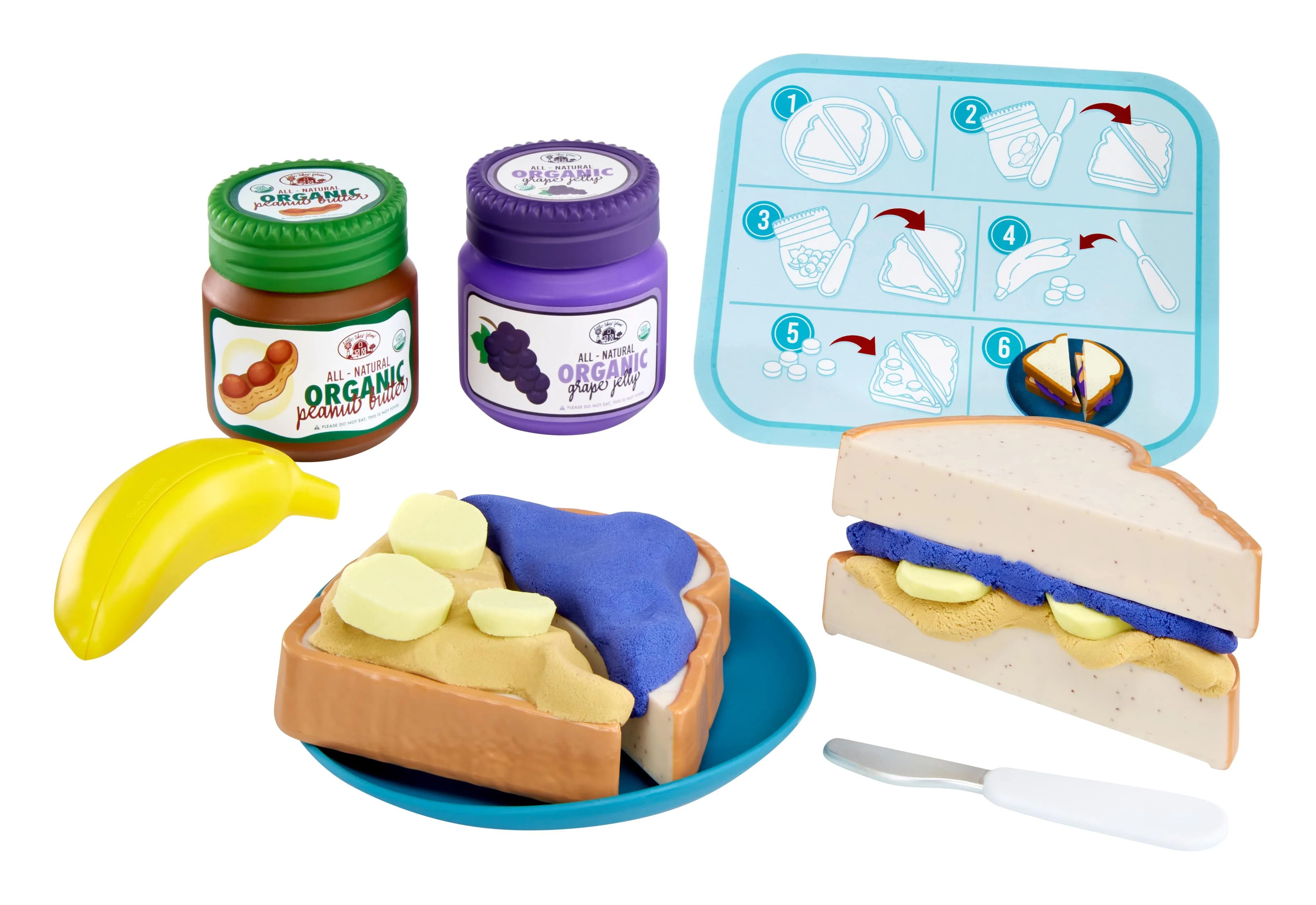 Little Tikes Creative Chef Peanut Butter & Jelly Kit with Make-It Mix Play Sand, 10 Accessories, ... | Walmart (US)