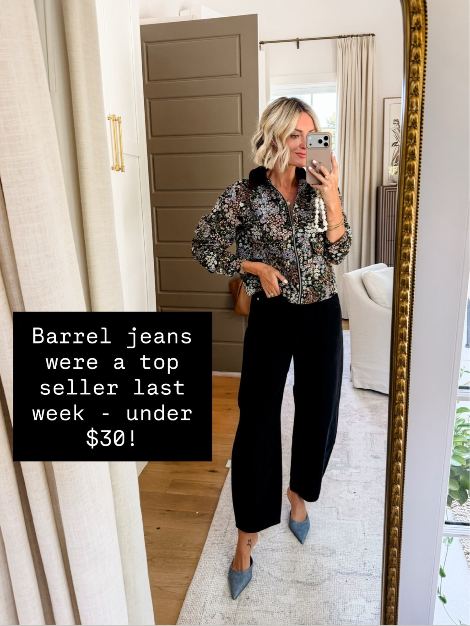 A $30 pair of denim that you can dress up or down!! These are the jeans you are going to be reaching for all season. 

Loverly Grey, barrel jeans, target sale, sale finds

#LTKootd #LTKSaleAlert #LTKWorkwear