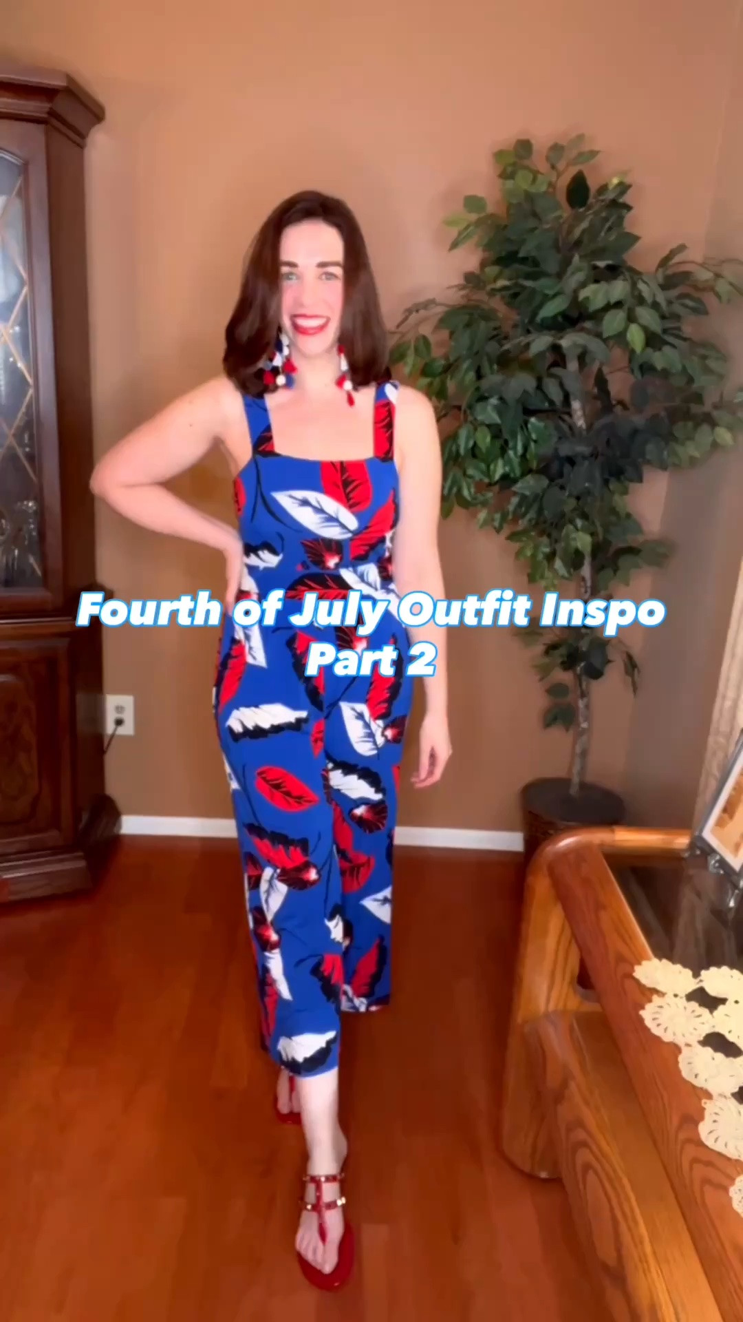 Jumpsuit (small). Red spiked slides (8.5). Graphic t-shirt (s). Red maxi skirt (s). Denim slides (8.5). USA sweater (s/m). Jean shorts (8.5). White slip on sneakers (8.5). #jumpsuit #slides #redslides #spikedslides #redsandals #skirt #maxiskirt #redskirt #slides #denimslides #denimsandals #sweater #USAsweater #jeanshorts #shorts #sneakers #sliponsneakers #whitesneakers #summeroutfits #fourthofjulyoutfits
summer outfits

#LTKootd #LTKSeasonal