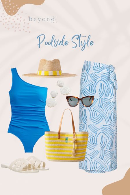 Bright and cheerful for this pool, beach or resort look! 

#LTKSwim #LTKTravel #LTKStyleTip