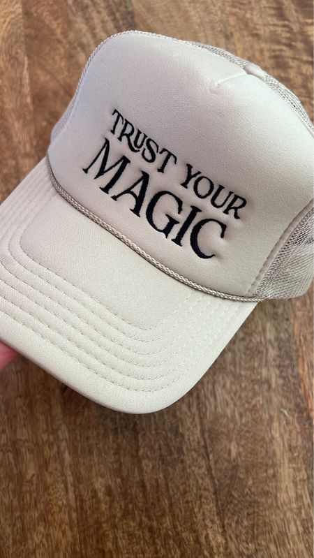 Trust your magic trucker hat

Casual style, hats, mom style, coastal cowgirl 

#LTKunder50 #LTKunder100 #LTKSeasonal
