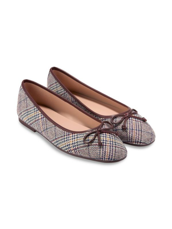 Yara Plaid Ballet Flats | Saks Fifth Avenue OFF 5TH