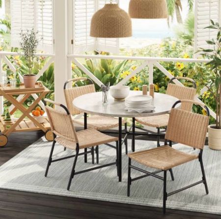 New porch and patio outdoor collection from Studio McGee for Threshold at Target! Shop bar cart dining chairs, dining table, coastal pendant lighting, dinnerware, summer entertaining. 

#LTKSeasonal #LTKFindsUnder50 #LTKHome