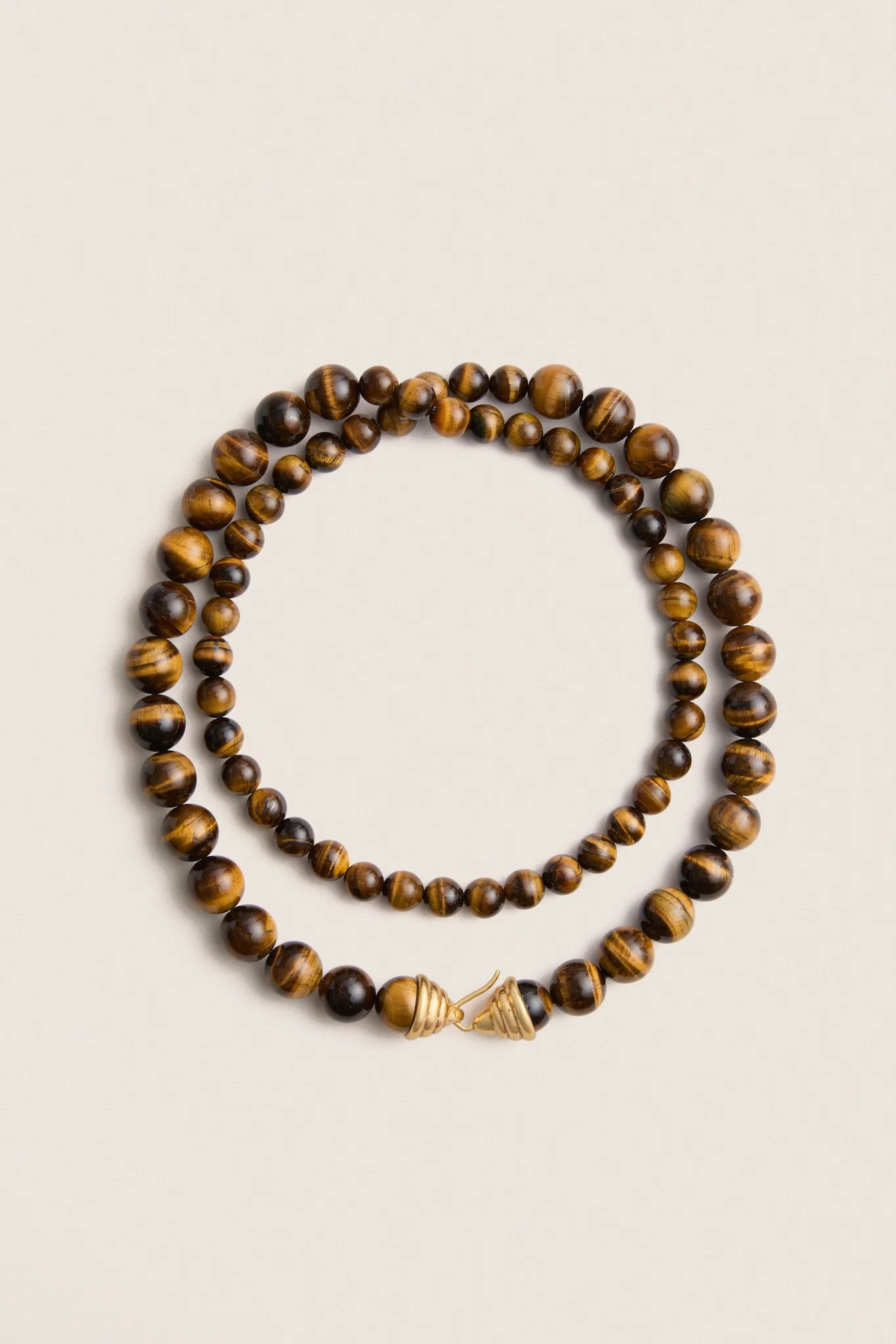 Tiger's Eye Double Strand Celine Necklace | Tuckernuck (US)