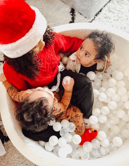 Merry Christmas!  The cutest play pit with white and pearl balls. (The super cute kids not included😊)

#LTKGiftGuide #LTKHoliday #LTKbaby