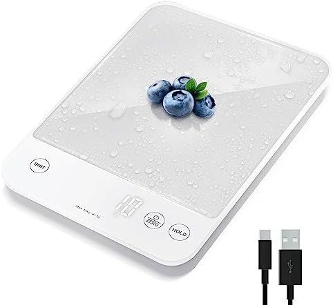 Etekcity Food Kitchen Scale, 22lb Digital Weight Scale Grams and Ounces Rechargeable Waterproof T... | Amazon (US)