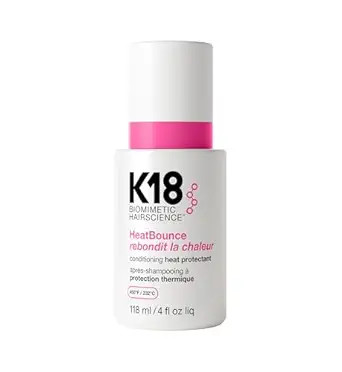 K18 HeatBounce Conditioning Heat Protectant Spray, Lightweight Leave-In Conditioner + 450℉ (232... | Amazon (US)