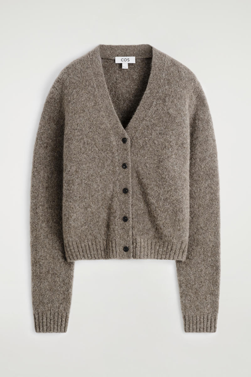 Cropped Alpaca-Blend Cardigan | COS (US)
