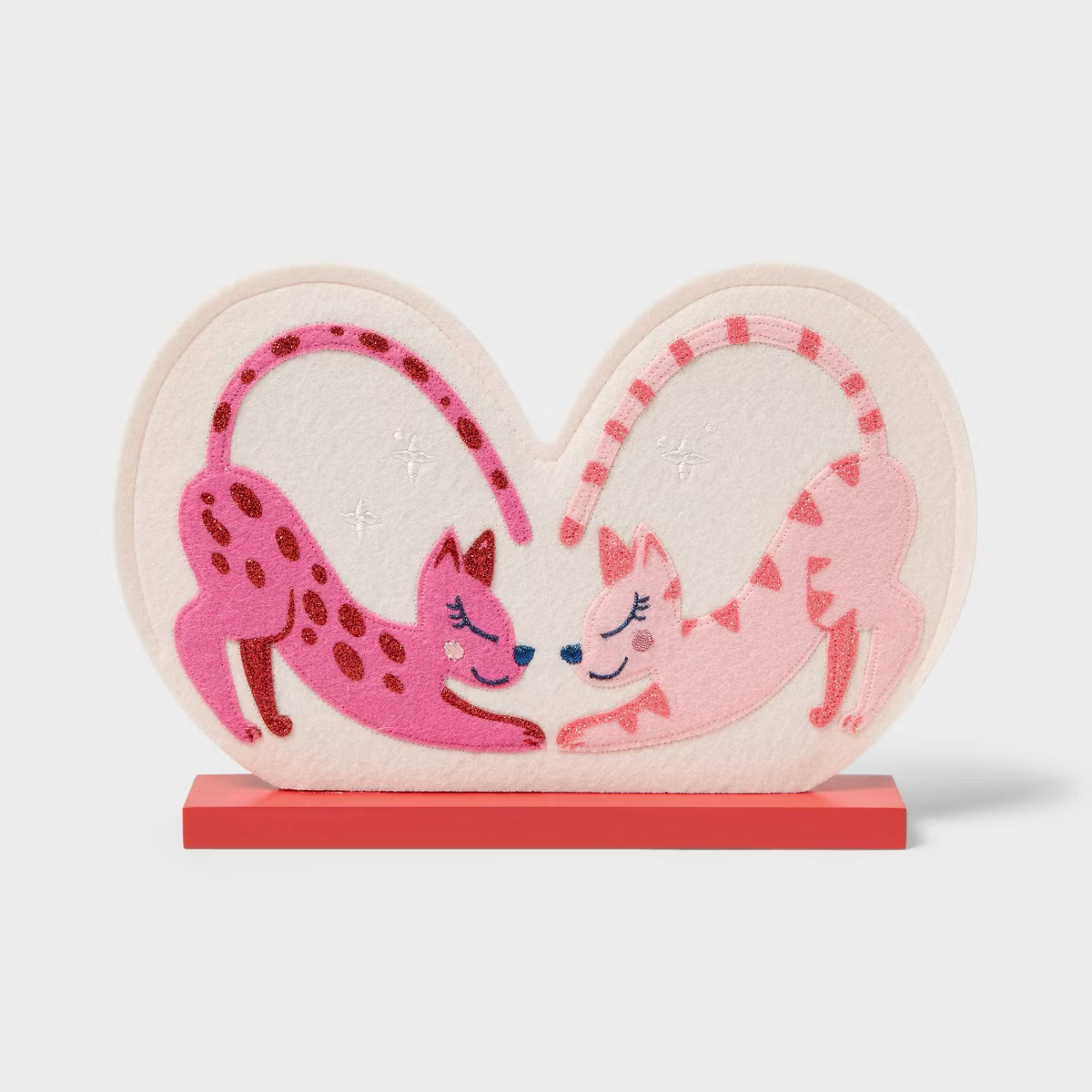 Felt Cats Valentine's Day Decorative Accent - Spritz™ | Target