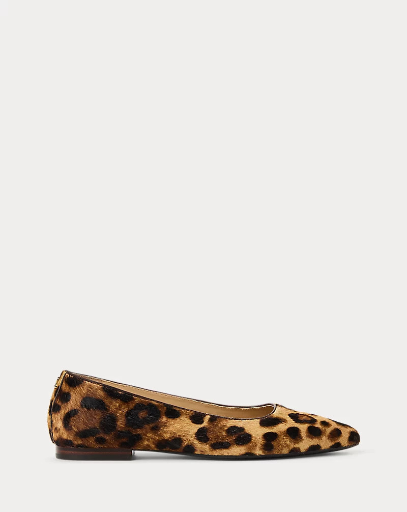 Londyn Print Haircalf Ballet Flat | Ralph Lauren (UK)