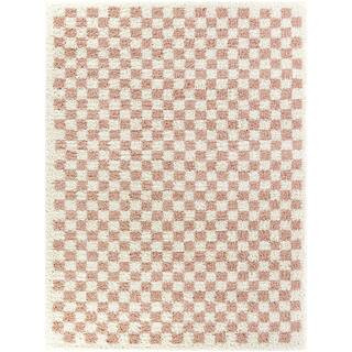 BALTA Covey Pink 7 ft. x 9 ft. Geometric Area Rug 3122030 - The Home Depot | The Home Depot