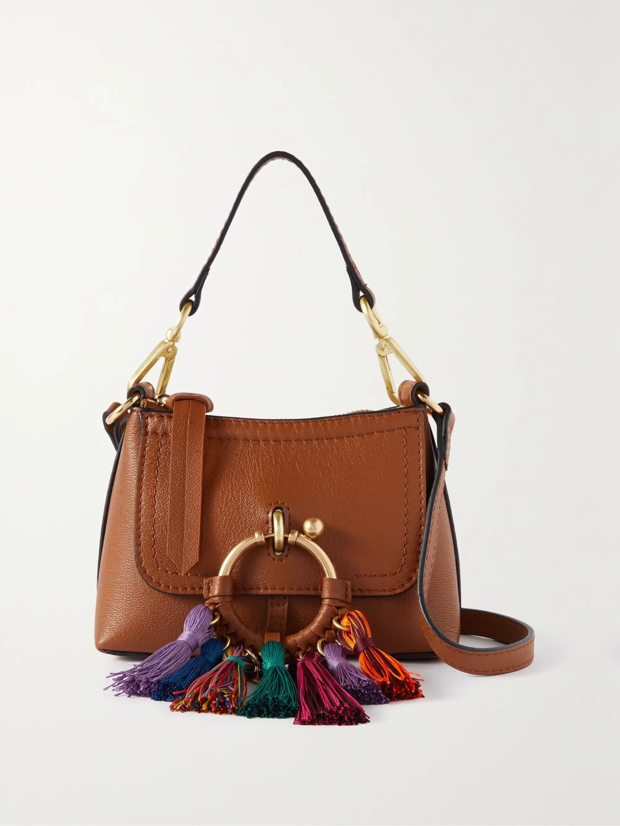 Joan tasseled leather shoulder bag | NET-A-PORTER (UK & EU)