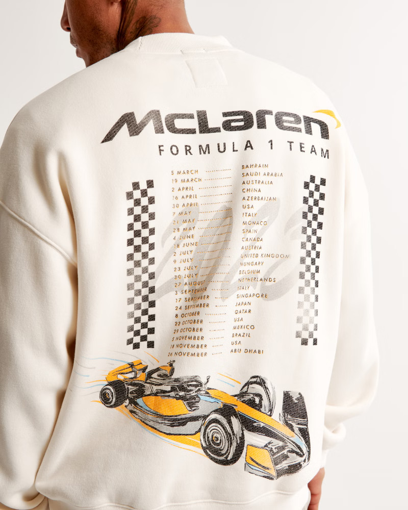 McLaren Graphic Crew Sweatshirt | Abercrombie & Fitch (US)