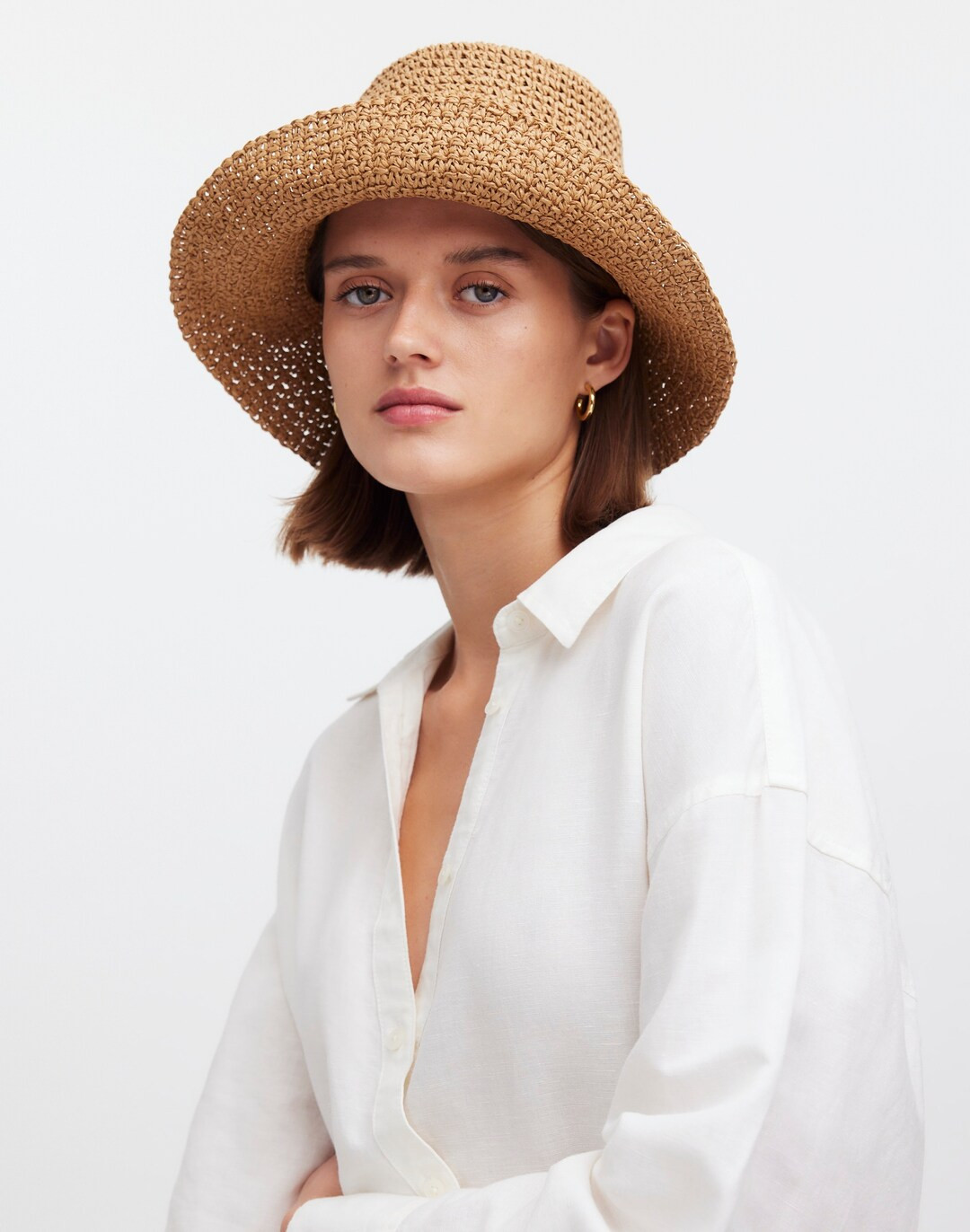 Lantern Straw Hat | Madewell
