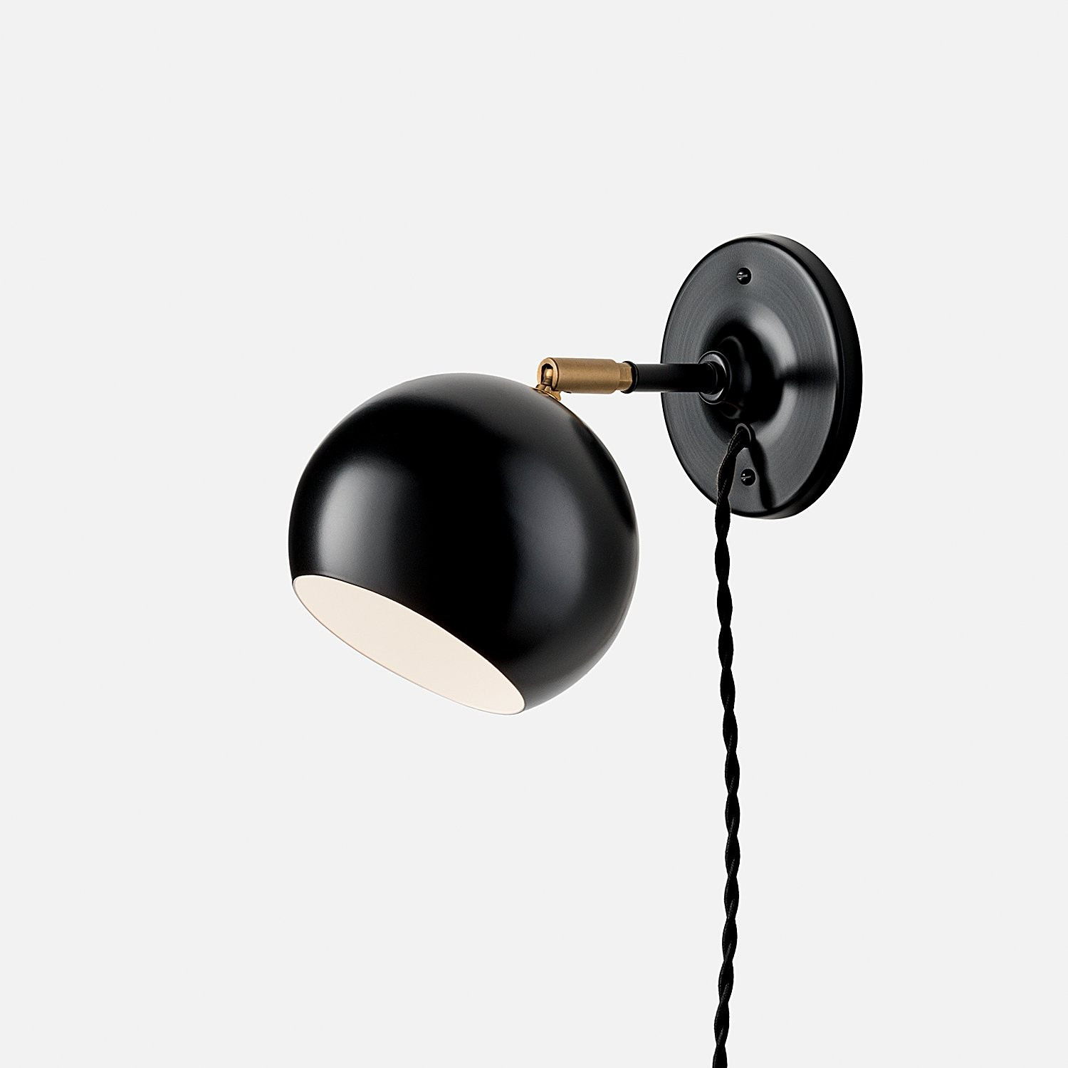 Isaac Plug-In Sconce - Short Arm | Schoolhouse
