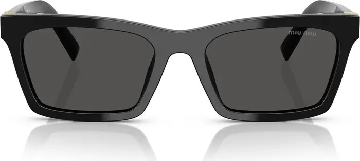 Miu Miu 55mm Rectangular Sunglasses | Nordstrom | Nordstrom