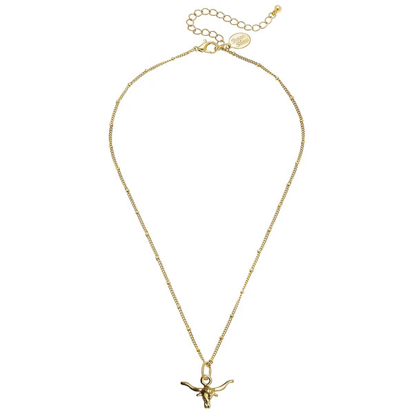 Dainty Longhorn Necklace | Susan Shaw