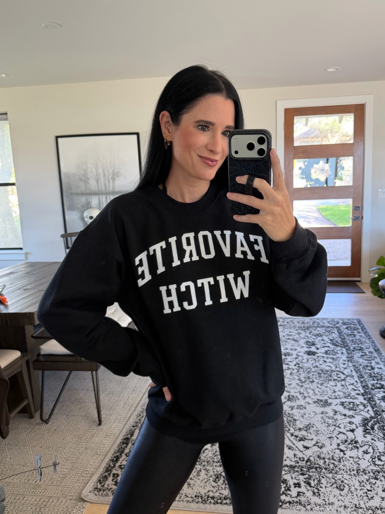 Rounded up a ton of my favorite Halloween sweatshirts! I’m in the size medium in all.