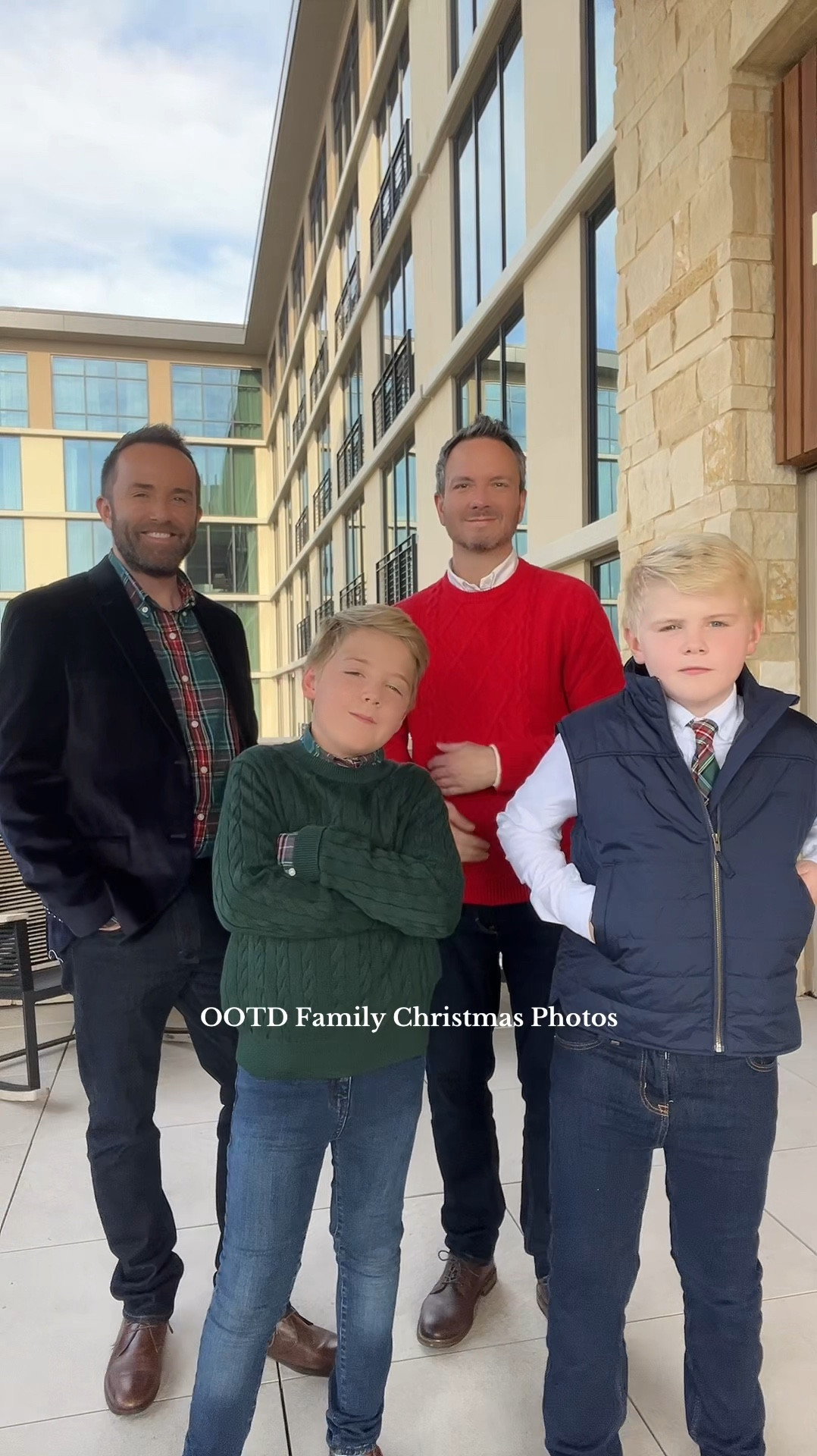 Love + Joy - Our Christmas Card family fits! 