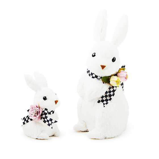 White Rabbit Bunnies, Set of 2 | MacKenzie-Childs
