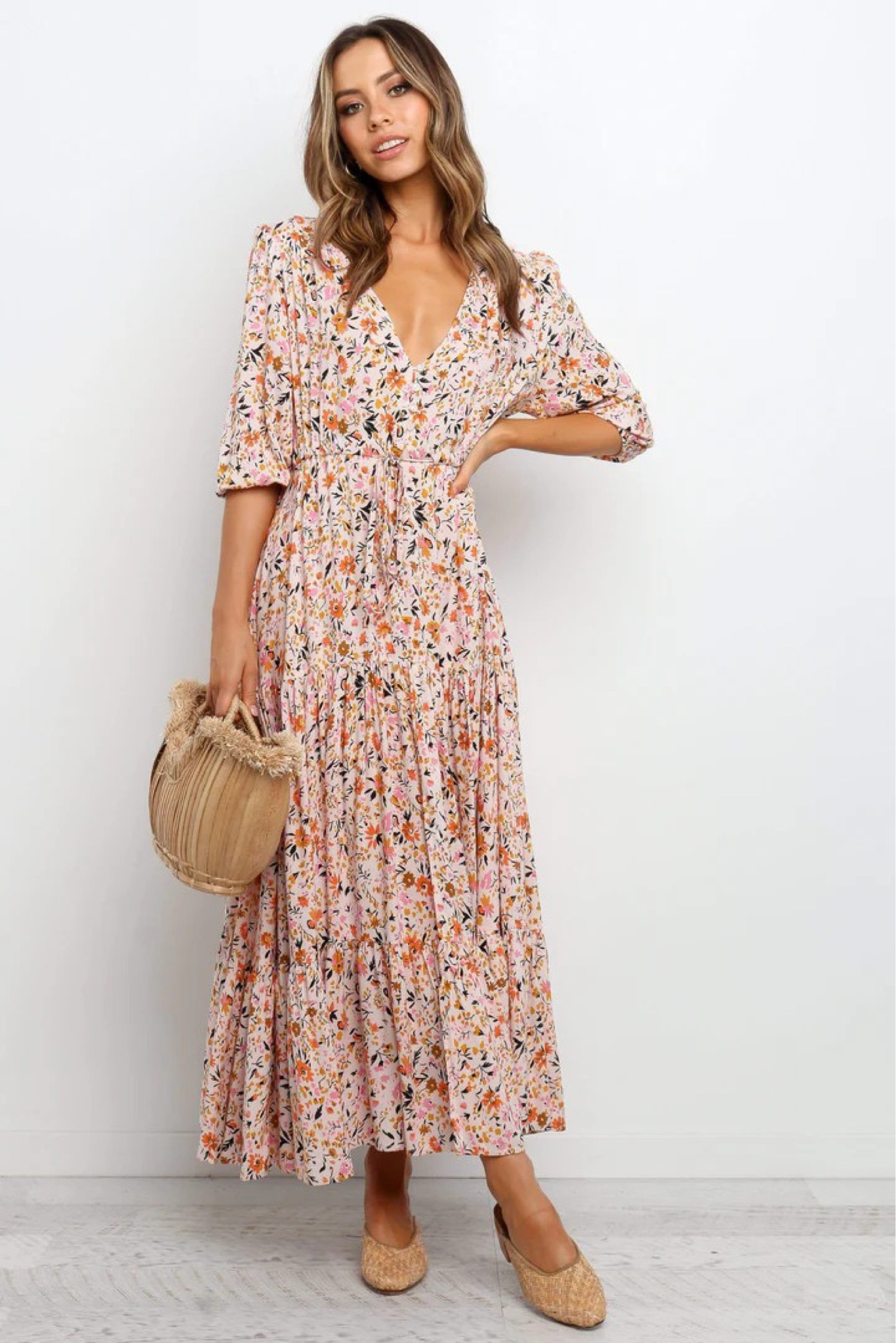 Summer family photo dress. Family photo dress neutral. Family picture dress.  Vacation dress. Floral maxi dress. Petal and pip. Engagement photos  

#LTKfamily #LTKunder100 #LTKstyletip