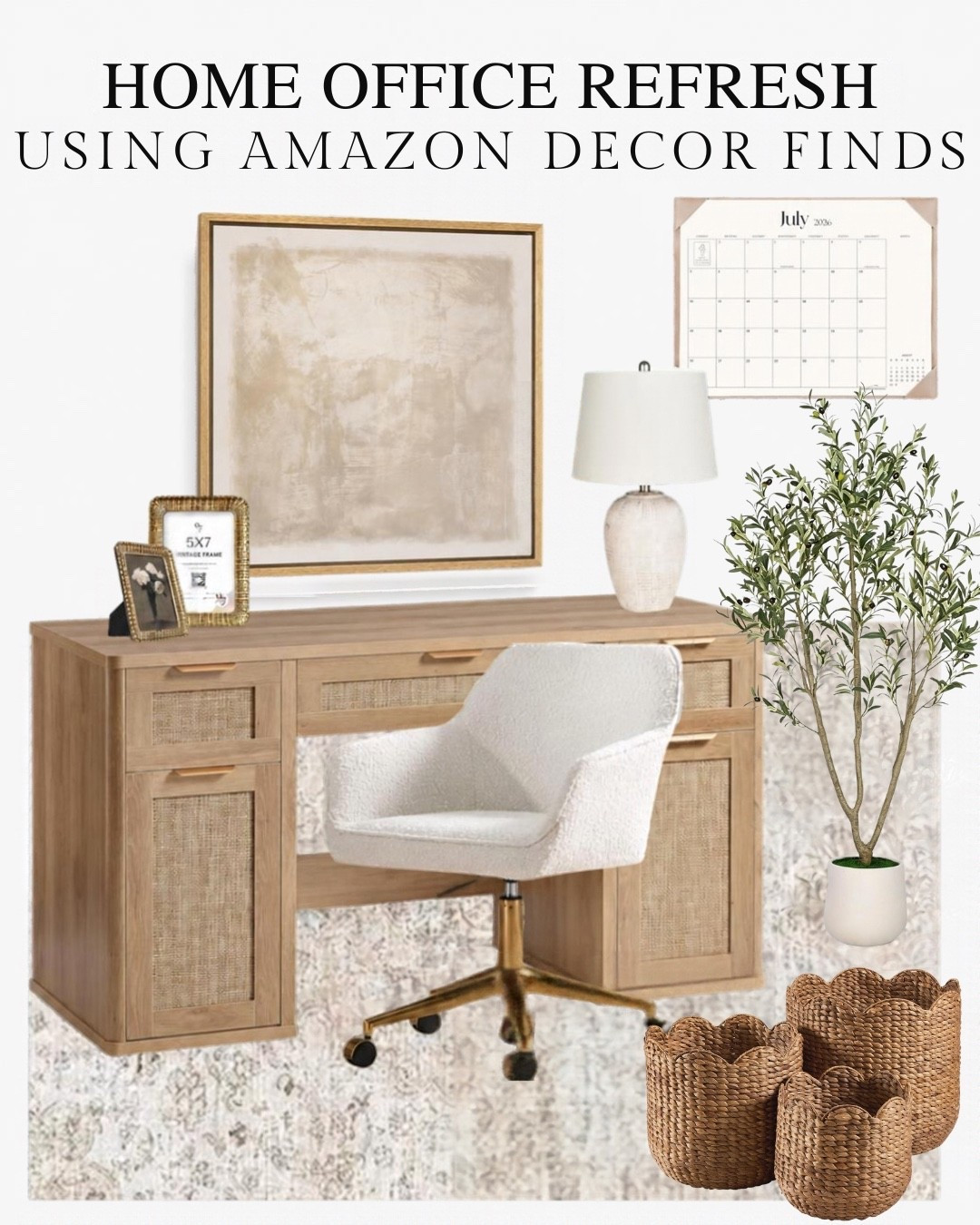 Give your home office a refresh with these cozy and stylish finds from Amazon!