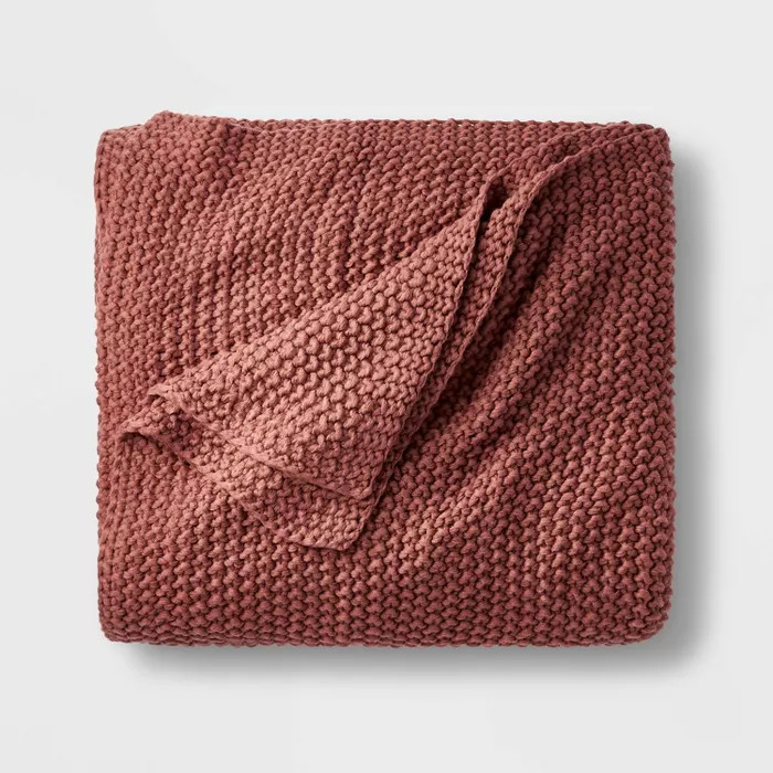 Chunky Knit Bed Blanket - Casaluna™ | Target