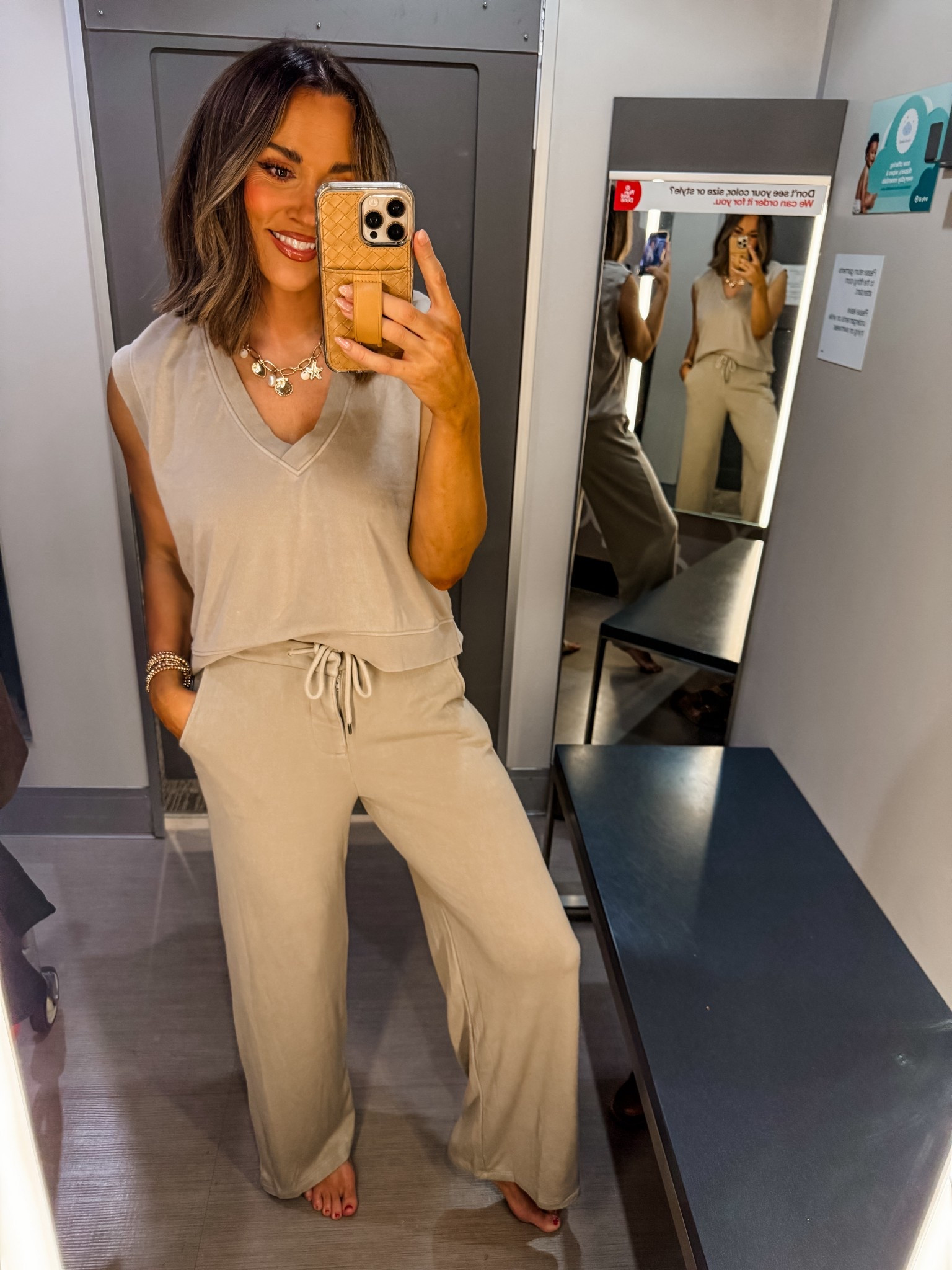 Target new arrivals wearing a small in the pants and a large in the top 

#LTKOver40 #LTKStyleTip #LTKFindsUnder50