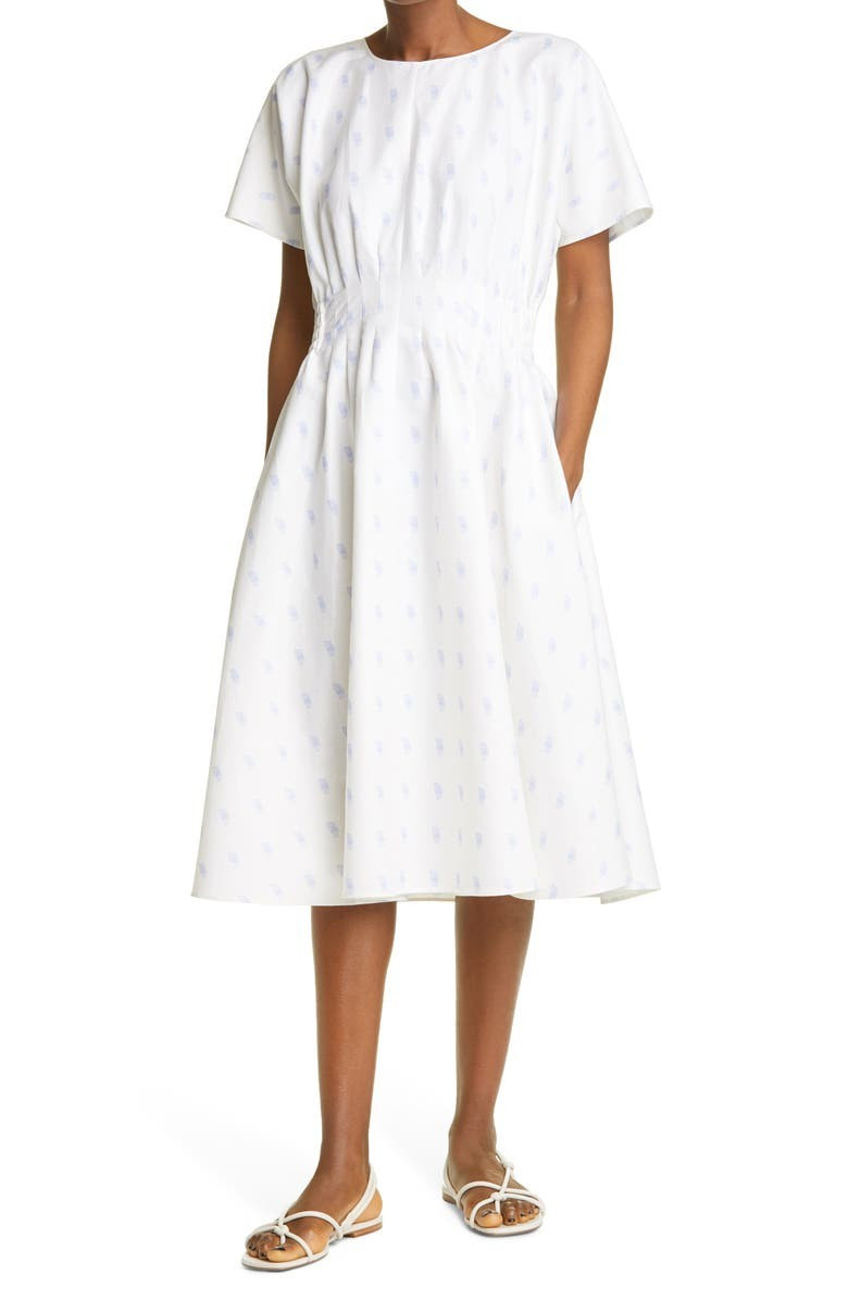 Club Monaco Print Flare Dress (Regular & Petite) | Nordstrom | Nordstrom