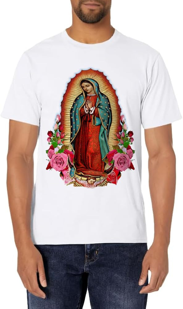 Our Lady of Guadalupe Saint Virgin Mary T-Shirt | Amazon (US)