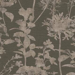 Graham & Brown Esther Chocolate Wallpaper 121434 - The Home Depot | The Home Depot