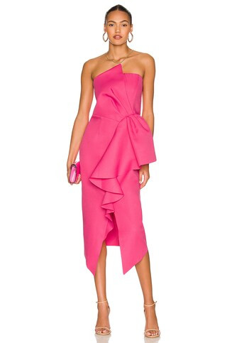 ELLIATT Reception Dress in Fuchsia from Revolve.com | Revolve Clothing (Global)