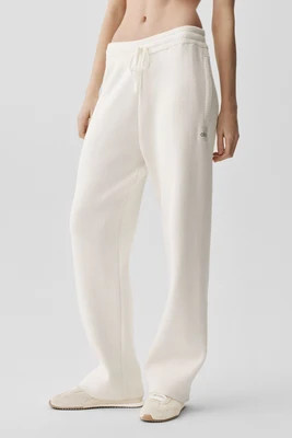 Scholar Straight Leg Sweatpant - Ivory | Alo Yoga