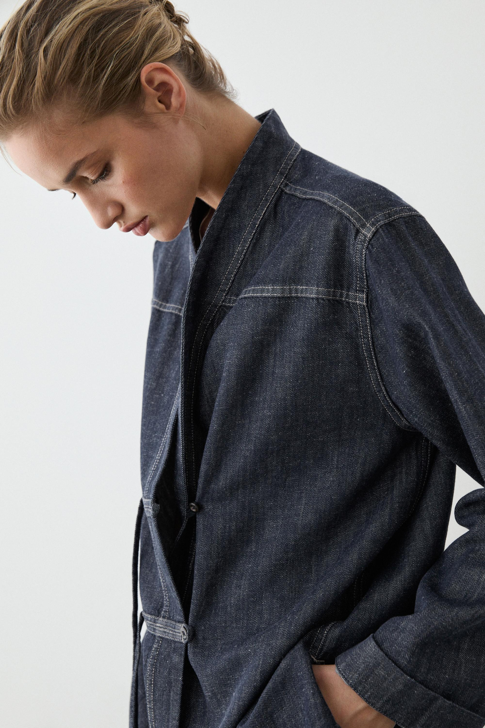 Total look denim overshirt | Massimo Dutti UK