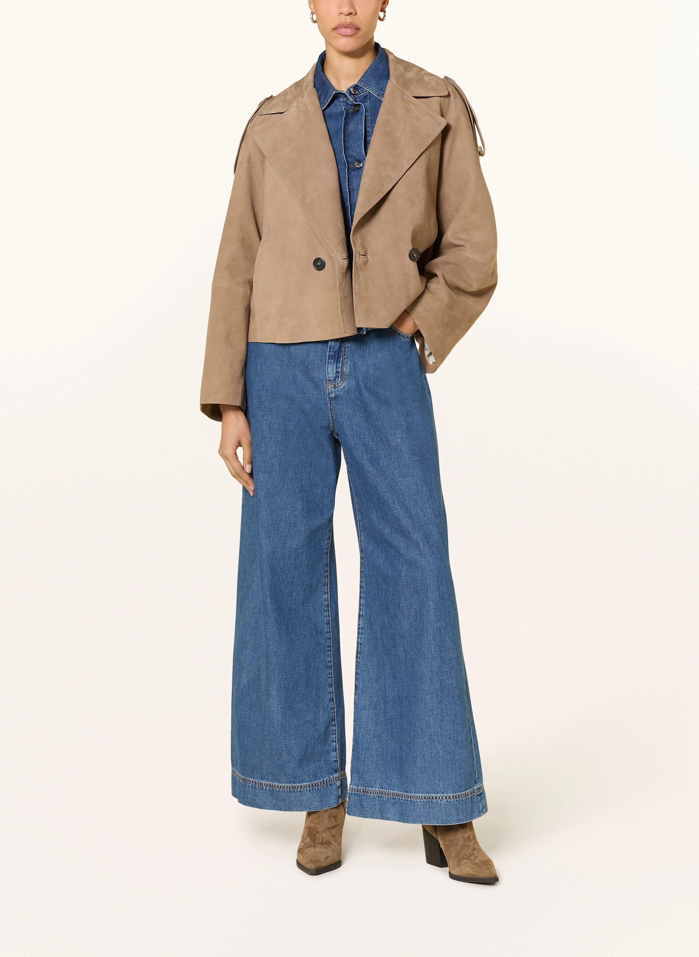 WEEKEND Max Mara Lederjacke MAGA in beige | Breuninger (DACH)
