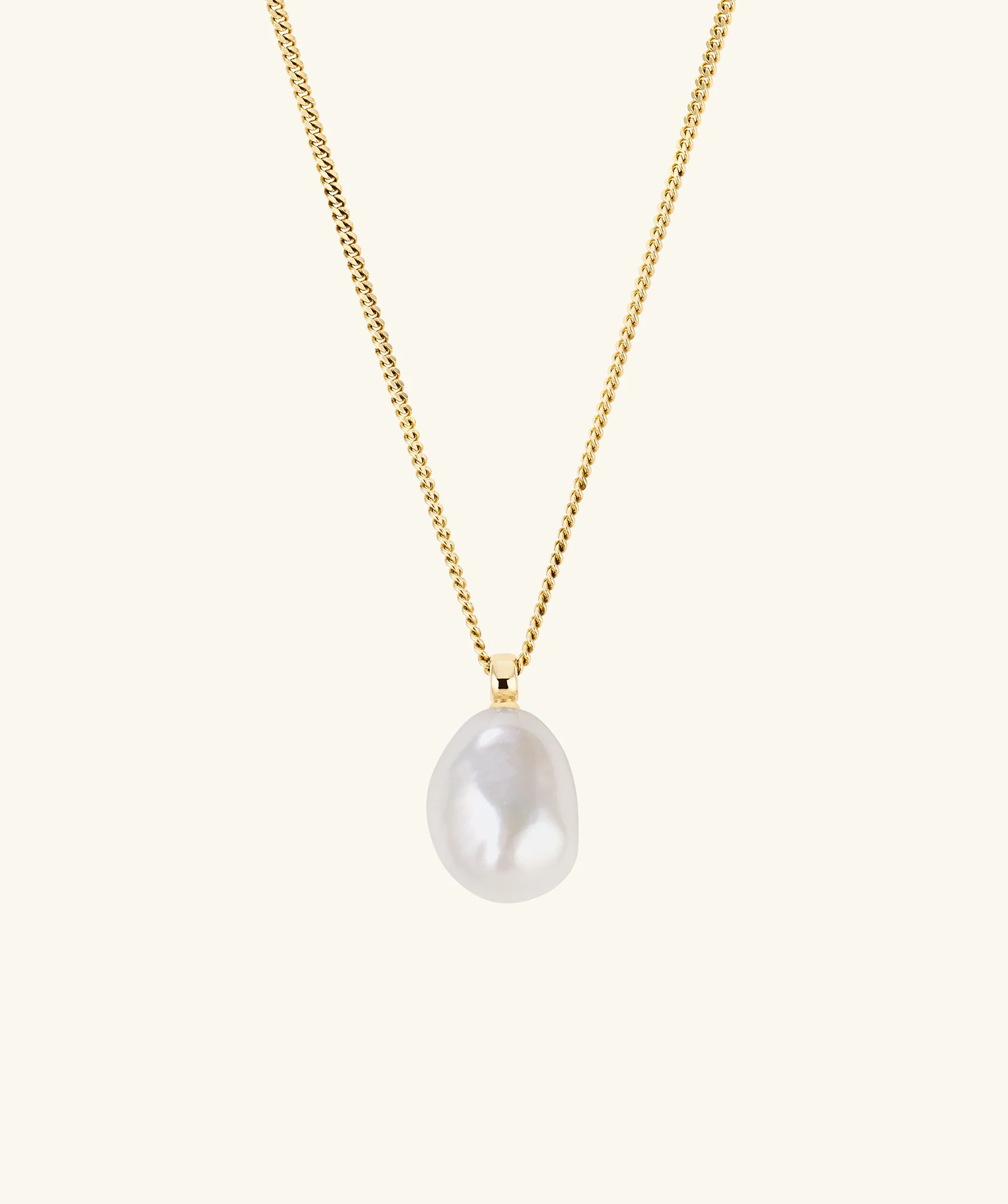 Bold Pearl Pendant Necklace | Mejuri Fine Crew