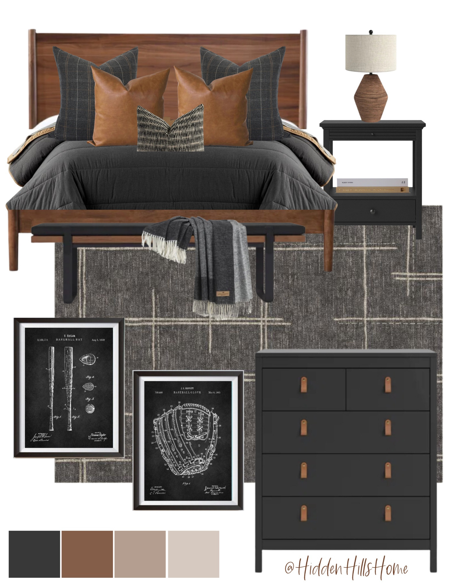 Boys bedroom, teen boys room decor, boys room mood board, sports themed masculine bedroom ideas #boysbedroom

#LTKsalealert #LTKhome #LTKkids