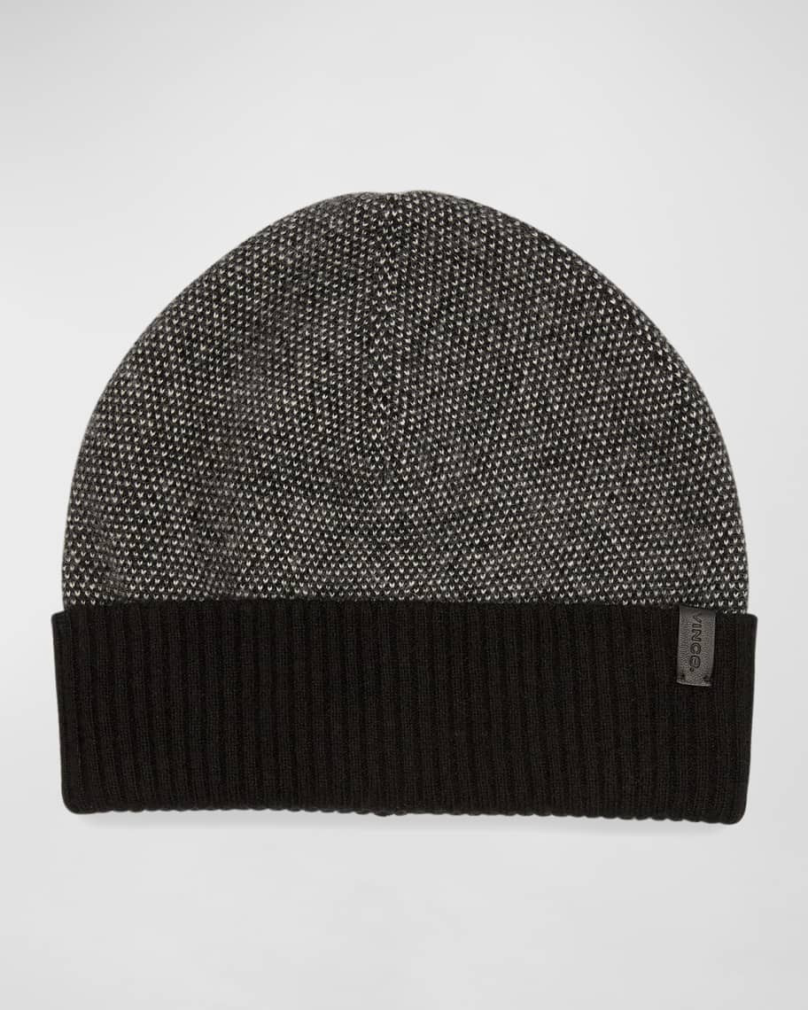 Vince Men's Cashmere-Knit Beanie Hat | Neiman Marcus