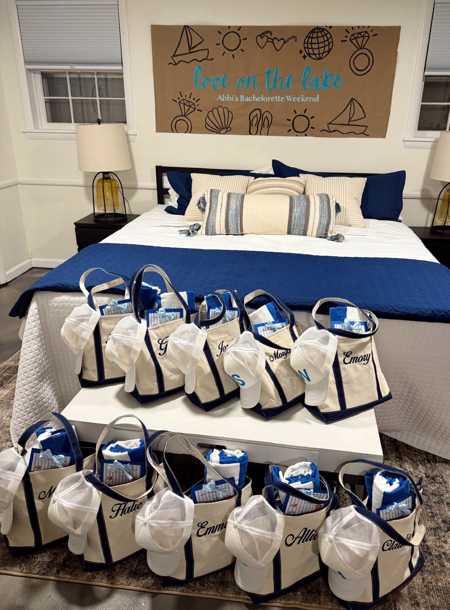 Bridesmaid Bachelorette Gifts! So happy with how these turned out!💙

#LTKWedding