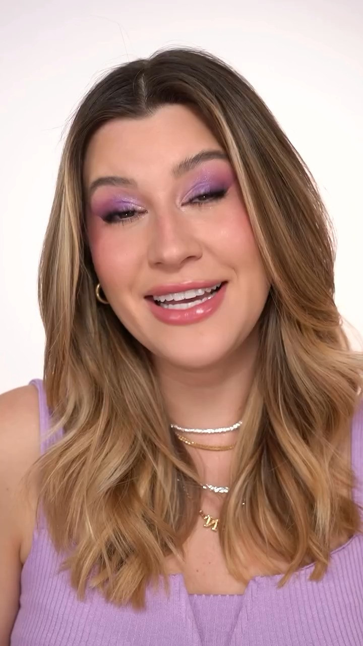 Apaixonada por essa make roxinha/lilás feita com a #PaletaCelebration 💜 

 #LTKbrasil