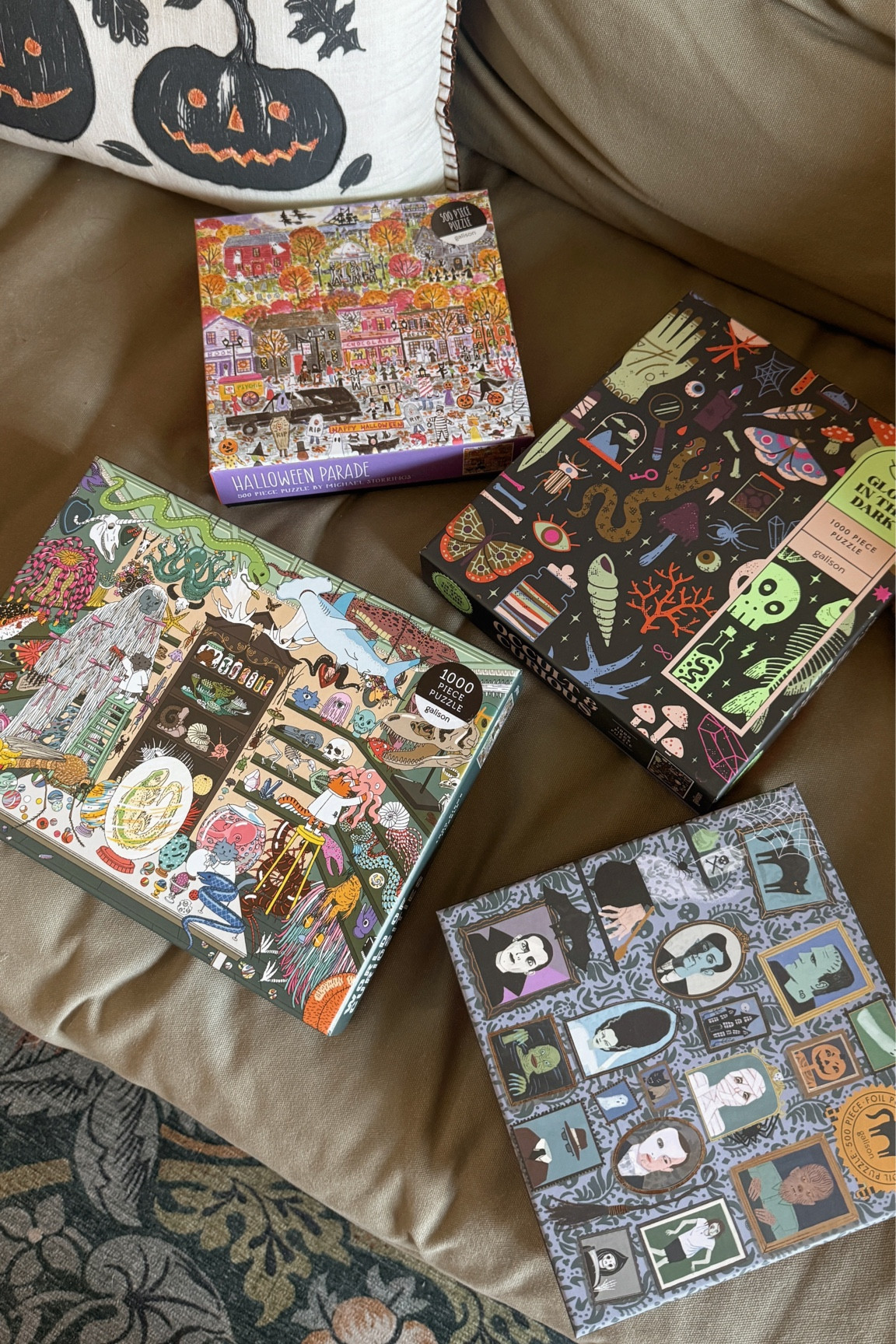 Galison halloween puzzles!!