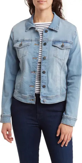 Caslon® Classic Denim Jacket | Nordstromrack | Nordstrom Rack