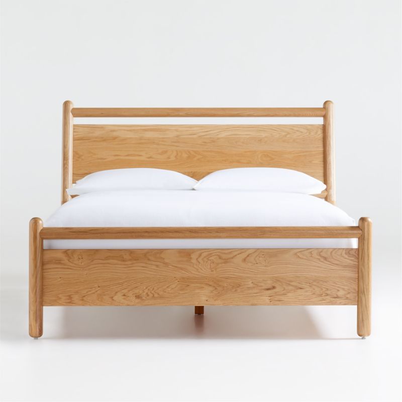 Solano Queen Wood Bed + Reviews | Crate & Barrel | Crate & Barrel